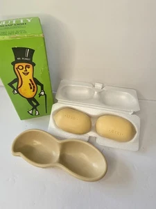Avon Mr. Peanut Nutty Soap Dish and 2 Soaps ~ with Box - Picture 1 of 8