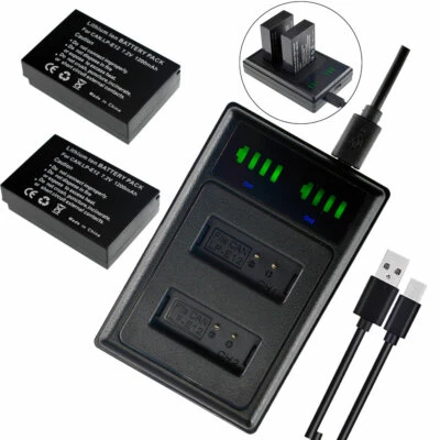 2X Battery LP-E12 +Charger for Canon EOS 100D M M10 M2 M50 MK II M100 Rebel SL1 - Image 1 of 4