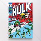 Incredible Hulk #132 Poster Canvas Superhero Marvel Comic Book Print