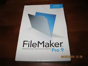 NEW SEALED FileMaker Pro 9 Software for Windows and Mac Complete in Box - Picture 1 of 7
