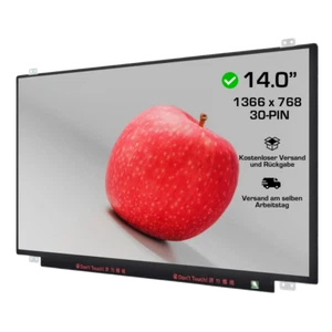 Display Lenovo ThinkPad T450s T450 LCD 14" 1366x768 (Ohne Touch) Bildschirm - Bild 1 von 4