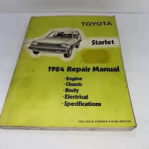 1984 Toyota Starlet Service Repair Manual Factory Repair Manual - Bild 1 von 11
