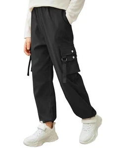 Boys Cargo Joggers Pants Youth Quick Dry Hiking Lightweight Pants for Kids 5-... - Picture 1 of 7