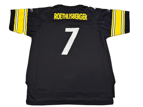 Pittsburgh Steelers Ben Roethlisberger Jersey Reebok NFL Youth XL 18-20 Cover