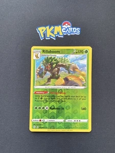 Pokémon TCG Rillaboom Shining Fates 013/072 Reverse Holo Rare LP. - Picture 1 of 3
