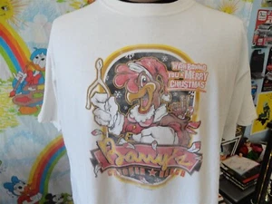 Vintage 90er Barry's Chicken Ranch Barry Switzer Fußball Weihnachten SELTEN T-Shirt XL - Bild 1 von 5