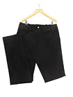 Pinko Ladies Jeans Black Size 10 Tall Straight Leg Rhinestone Studded L34 Y2k