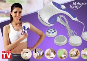 MASSAGGIATORE RELAX&SPIN TONE MASSAGGIO ANTICELLULITE ANTI CELLULITE RASSODANTE - Foto 1 di 1