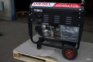Diesel Stromgenerator 8,0 kW Max. Leistung 220V Generator Aggregat - Bild 1 von 11