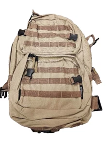 Extreme Pak Water-Resistant Heavy-Duty Army Backpack LUBP19SAND - Picture 1 of 2