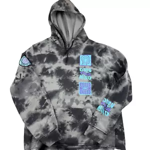 Trademark Brooklyn Hoodie Herren Large schwarz grau Batik Open Your Mind Pullover - Bild 1 von 10