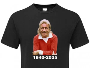 1940-2025 Denis Law 10 United Tshirt Herren & Damen Fanmade Merchandise - Bild 1 von 4