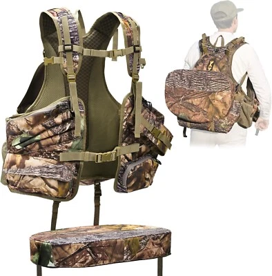 KNINE Turkey Hunting Vest with Seat, Game Pouch, Turkey Hunting Gear Accessories - Image 1 of 4
