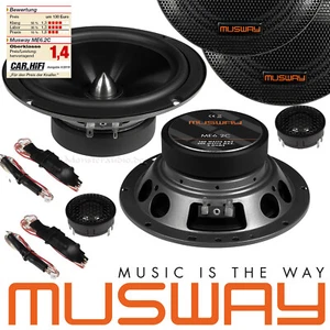 MUSWAY ME-6.2C 16,5cm Lautsprecher 2-Wege Kompo System Auto Boxen Set 200 Watt - Bild 1 von 6