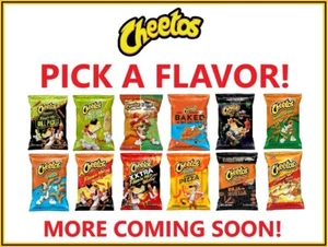 〽️New Limited Edition ALL Cheetos CHOOSE A FLAVOR Cheese Baked Rare Crunchy Bag - Picture 1 of 18