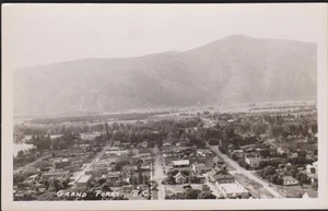 Canada B.C.  GRAND FORKS. RPPC aerial view - Bild 1 von 2
