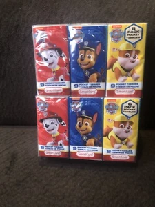 Paw Patrol 2 6Pack Pocket Tissues Bundle. Each Pack Has 9 Tissues . - Picture 1 of 4