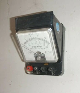 Stansi Fisher Table Top Meter Model 653 5008 - 0-1.5 Amperes DC - Picture 1 of 4