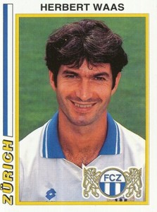 230 HERBERT WAAS # GERMANY FC.ZURICH BAYER LEVERKUSEN STICKER PANINI FOOTBALL 95