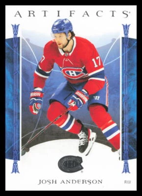 2022-23 Upper Deck Artifacts #99 Josh Anderson Montreal Canadiens Hockey Card - Image 1 of 2