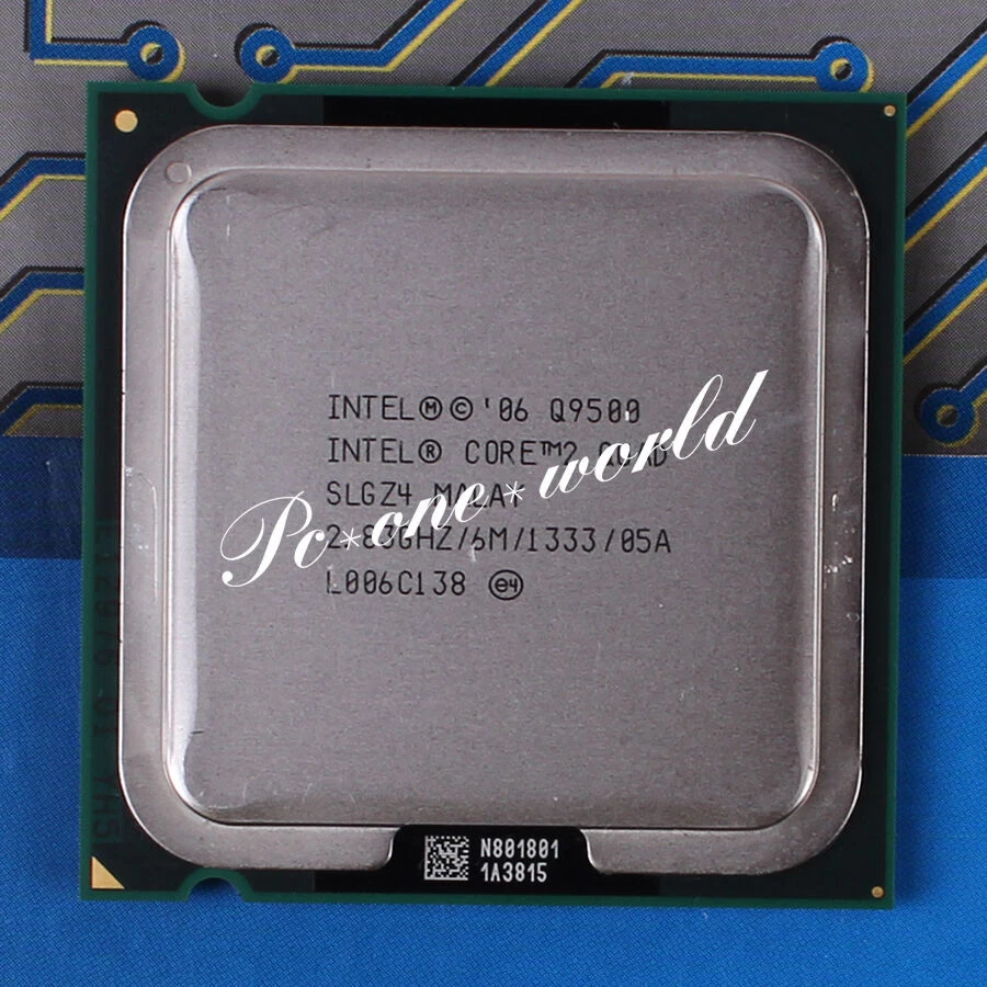 100% OK SLGZ4 Intel Core 2 Quad Q9500 2,83 GHz Quad-Core Prozessor CPU - Bild 1 von 1
