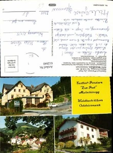 612840, postal con varias imágenes Waldbach Gasthof Pension Zur Post Matschinegg - Imagen 1 de 1