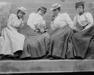 Atlanta University Georgia Graduates Viintage 8x10 Reprint Of Old Photo - Bild 1 von 1