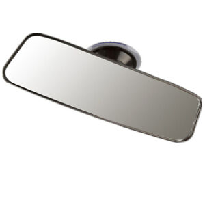 Wide Angle Interior Rear View Mirror Flat Clear Lens TPU Sucker For Car Truck