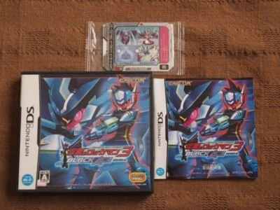 Rockman 3 Mega Man Star Force Black Ace Nintendo DS  Japan With New Card F/S - Image 1 of 4