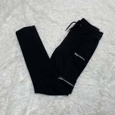 Pantalones de mezclilla ajustados negros Hot Topic para hombre talla S pequeños punk rock grunge Foto 1 de 4