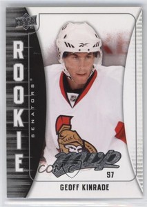 2009-10 Upper Deck MVP Geoff Kinrade #347 Rookie RC