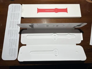 Genuine OEM Apple Watch PRODUCT RED Sport Band BOX ONLY / NO STRAP - Picture 1 of 3