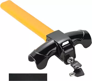 Universal Car Steering Wheel Lock - Anti-Theft Security Device with Keys - Picture 1 of 12