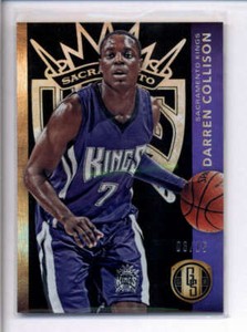 DARREN COLLISON 2015/16 PANINI GOLD STANDARD #94 BLACK PARALLEL #03/15 AJ3622