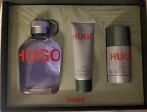 Hugo 3 Piece Gift Set with 4.2 Oz by Hugo Boss NEW For Men - Picture 1 of 2
