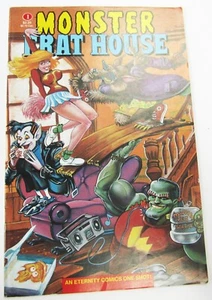 Monster Frat House #1 Comic Book Eternity Comics October 1989 VF 8.0 Horror B&W - Picture 1 of 1