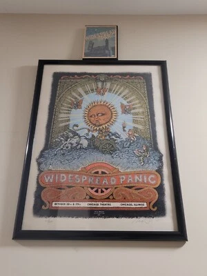Póster de Widespread Panic 2011 de Chicago firmado por Marq Spusta #413/600 + DVD extra Foto 1 de 4