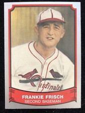 PACIFIC LEGENDS #113 FRANKIE FRISCH HOF 1989 VINTAGE PLAYER CARDINALS BA 316