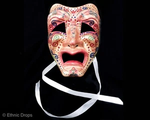 Ancient Greek Mask, Satur Mask, Venetian Mask, Dionysus, Tragedy, Theater Mask - Picture 1 of 5