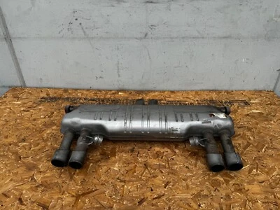 REAR MUFFLER EXHAUST DUAL TIP M SPORT BMW E71 E70 X5M X6M (2010-2013) OEM - Image 1 of 4