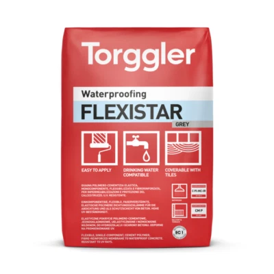 TORGGLER Guaina Cementizia Flexistar Impermeabilizzazione Protezione Calcestruzzo 5 kg