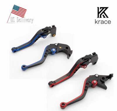 Palancas de embrague de freno ajustables para Yamaha YZF R3 MT25 2015 2016 2017-2023 cortas Foto 1 de 4