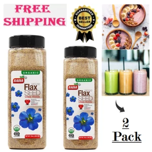 (2 Pack) Badia Organic Flax Seed, Ground, (16-Ounce) Great Price - Picture 1 of 9