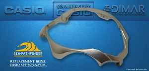 REPLACEMENT VINTAGE ORIGINAL BISEL .CASIO SEA PATHFINDER, SPF-60-2A2VER. - Imagen 1 de 1