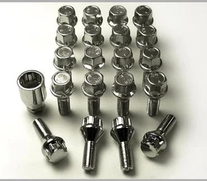 20 x Alloy Wheel Bolts Nuts Lugs with locking Bolts BMW Z4 26mm. B12 - Picture 1 of 1
