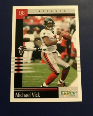 2003 Score # 154 MICHAEL VICK Atlanta Falcons Virginia Tech Great Card !  - Image 1 of 2
