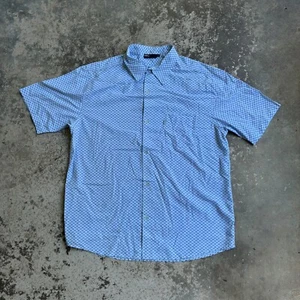 Billabong VIntage Y2K Shirt Men XL Blue Polycotton Relaxed Fence Surf Punk 2000s - Picture 1 of 13