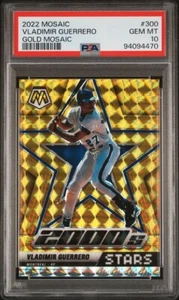 2022 Mosaic 300 Vladimir Guerrero /10 Gold Mosaic PSA 10 Pop 2 - Bild 1 von 2