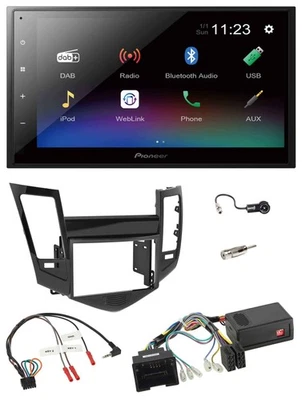 Pioneer USB Bluetooth DAB 2DIN Lenkrad Autoradio für Chevrolet Cruze 05/2009-201 - Bild 1 von 4