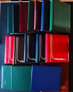 Materiale filatelico - Lotto di 16 album e fogli plastificati per FDC e quartine - Foto 1 di 1